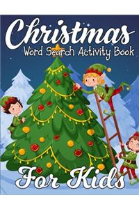 Christmas Word Search Activity Book for Kids