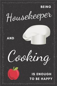 Housekeeper & Cooking Notebook