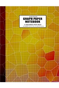 Quad Ruled Graph Paper Notebook 4 Squares Per Inch