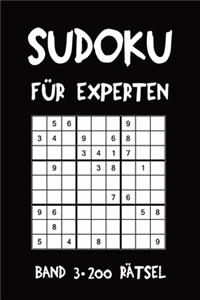 Sudoku für Experten Band 3 200 Rätsel