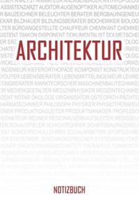 Architektur Notizbuch