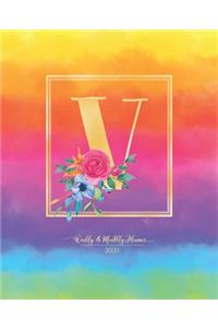 Weekly & Monthly Planner 2020 V