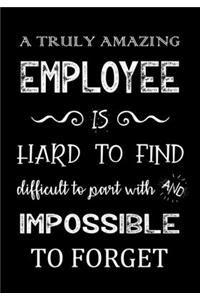 A Truly Amazing Employee is Hard to Find - Difficult to Part With and Impossible to Forget