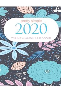 2020 Weekly and Monthly planner - pretty simple planners