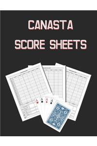 Canasta Score Sheets