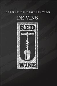 Carnet de Dégustation de Vins Red Wine