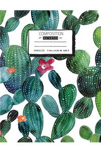 Unruled Composition notebook
