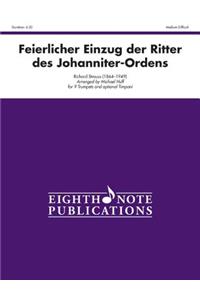 Feierlicher Einzug Der Ritter Des Johanniter-Ordens