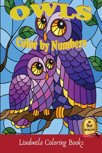 Owls Color by numbers