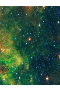 Cosmic Beauty Two-Column Notes Cornell Notes Composition Notebook
