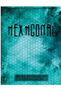 Hexagonal Graph Paper Notebook 1/2 inch hexagons - 160 pages