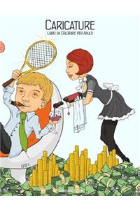 Caricature Libro da Colorare per Adulti 1