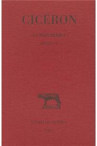 Ciceron, La Republique