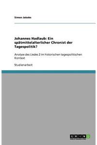 Johannes Hadlaub