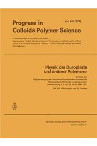 Physik Der Duroplaste Und Anderer Polymerer