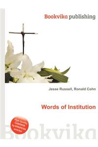 Words of Institution