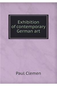 Exhibition of Contemporary German Art