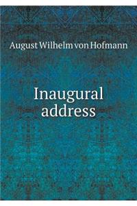 Inaugural address