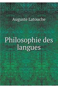 Philosophie des langues