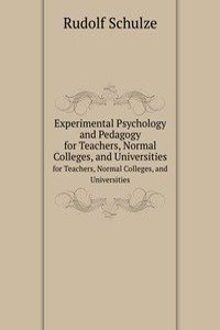 Experimental Psychology and Pedagogy