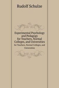Experimental Psychology and Pedagogy