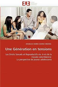Une génération en tensions