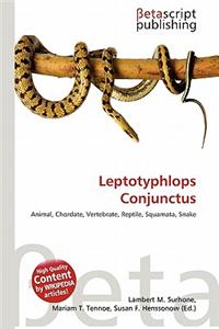 Leptotyphlops Conjunctus