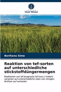 Reaktion von tef-sorten auf unterschiedliche stickstoffdüngermengen