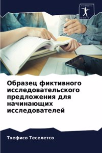 Образец фиктивного исследовательского п&