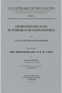 Les Actes Des Patriarches II-III