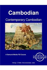 Contemporary Cambodian - Grammatical Sketch