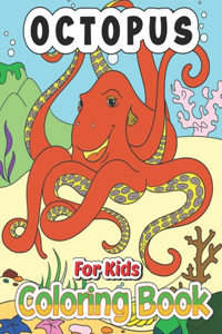 Octopus coloring book for kids