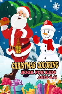 Christmas Coloring Book For Kids Ages 4-8