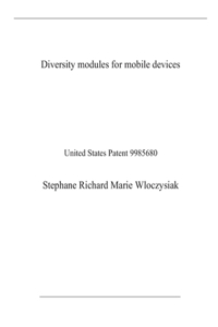 Diversity modules for mobile devices