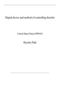 Digital device and method of controlling therefor