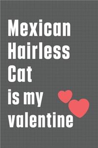 Mexican Hairless Cat is my valentine