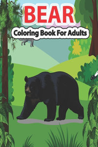 Bear Coloring Book for Adults