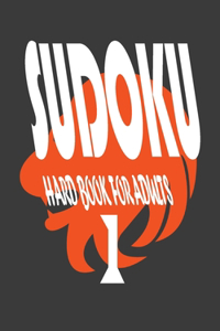 sudoku hard book for adults 1
