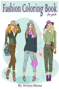 Fashion Coloring Book for girls