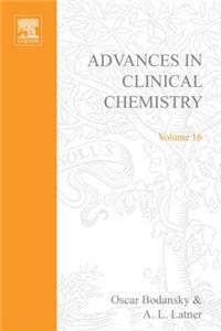 Advances in Clinical Chemistry Vol 16