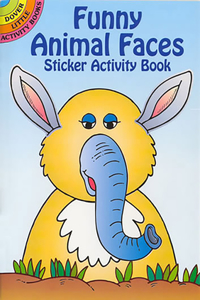 Funny Animal Faces Sticker Activity Book