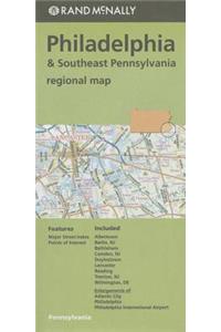 Folded Map Philadelphia/Se Pa Regional