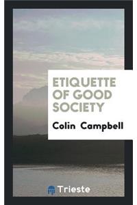 Etiquette of Good Society