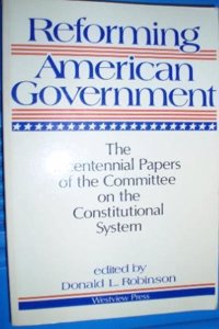 Reforming American Government