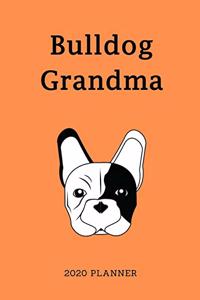 Bulldog Grandma 2020 Planner
