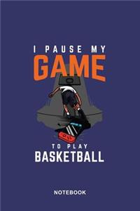 Basketball Sports Art Graphic Notebook