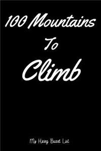 100 Mountains To Climb