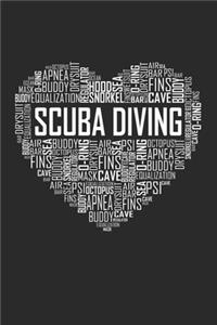 Scuba Diver Logbook Heart