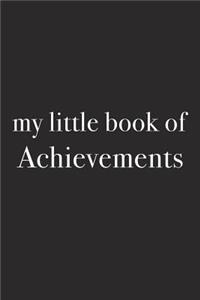 My Little Book of Achievements