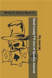Skull Candy FYI Ace of Spades Journal